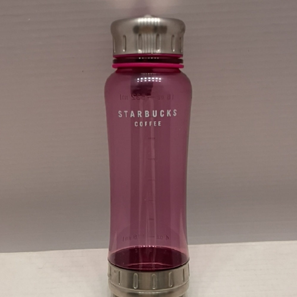 Starbucks Pink and Silver Coffee Tumbler